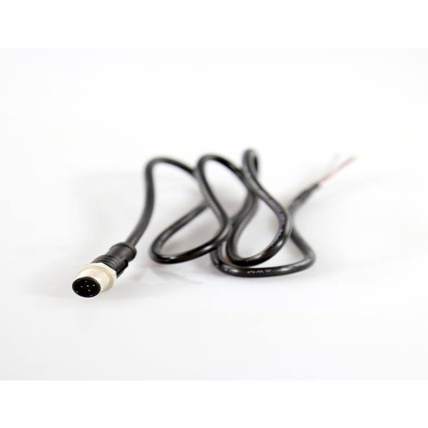 Antaira M12 A Code 5P Male to open end, 1 Meter, Wire. 22 gauge CB-M12A5PM-1M